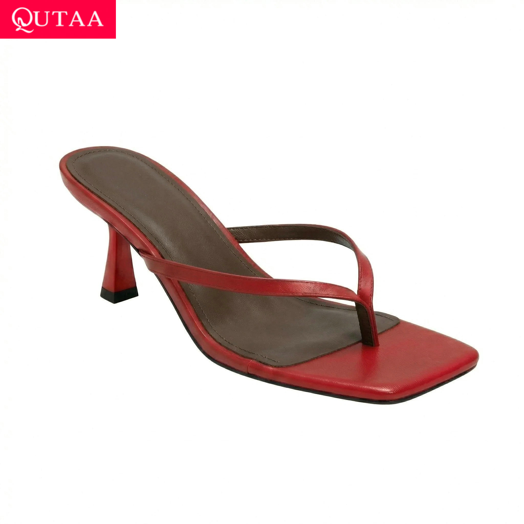 Kitten Heel Women - QUTAA News Fashion Flip-flops Women Summer