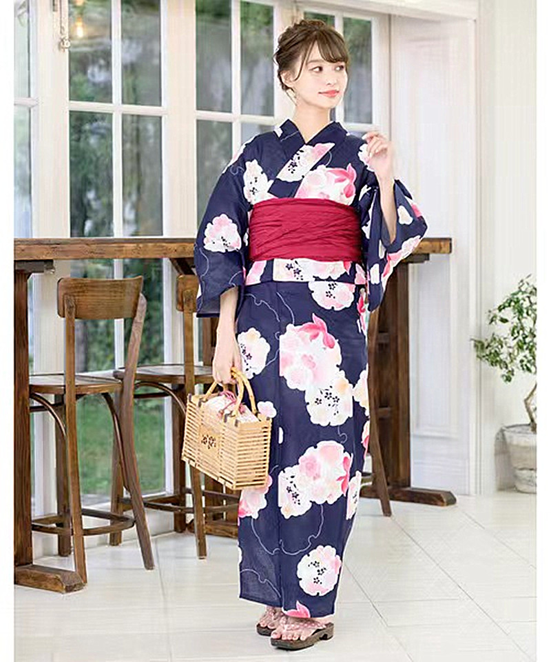 Japanese Women Formal Wear - Japanese Kimono Yukata Women Purple Traditional