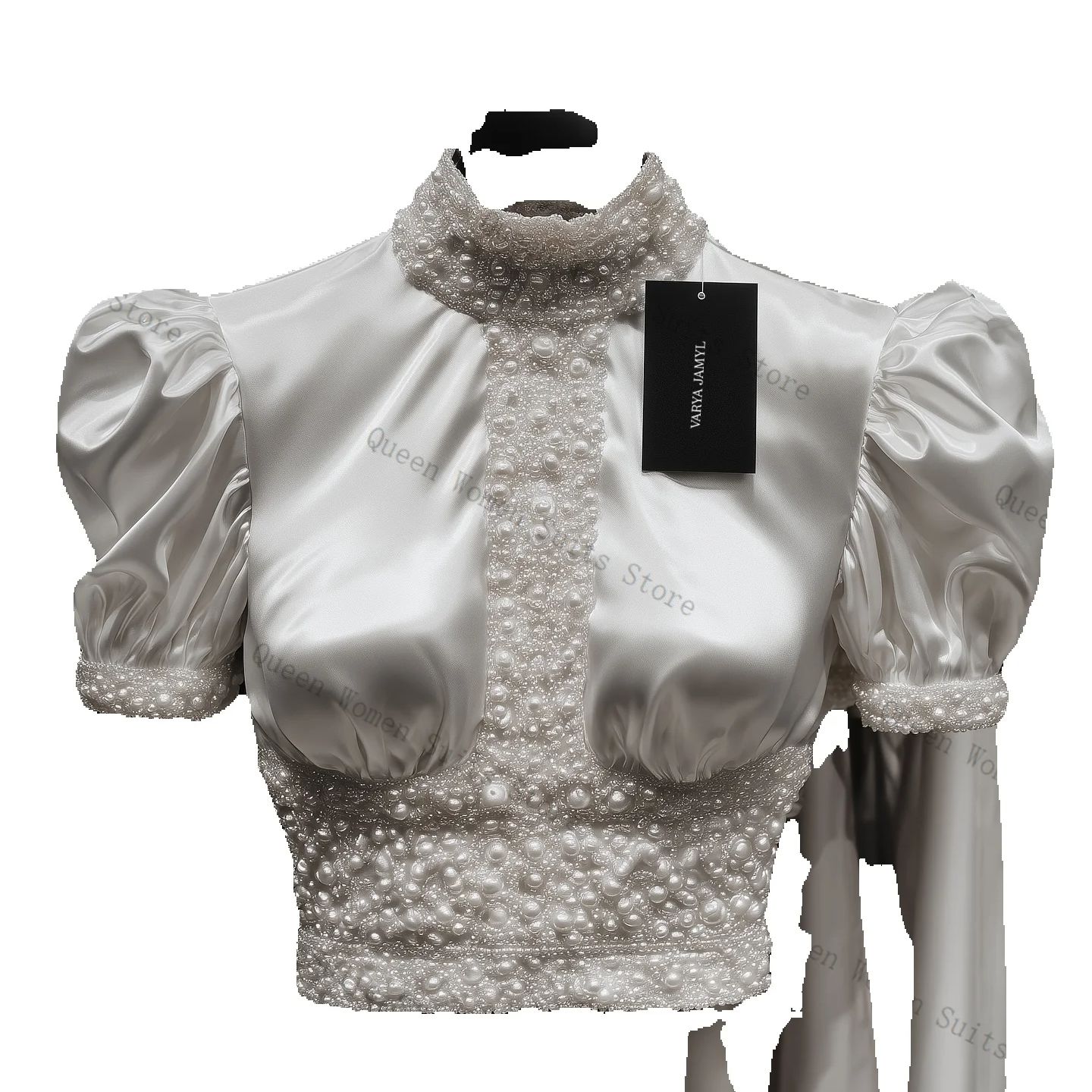 Women'S Formal Wear For Wedding Guest - Luxury Pearls Women Suit Set 2