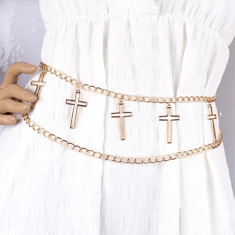 39BD Cool Crossed Pendant Wais - Women Formal Event Wear ulasan dan harga