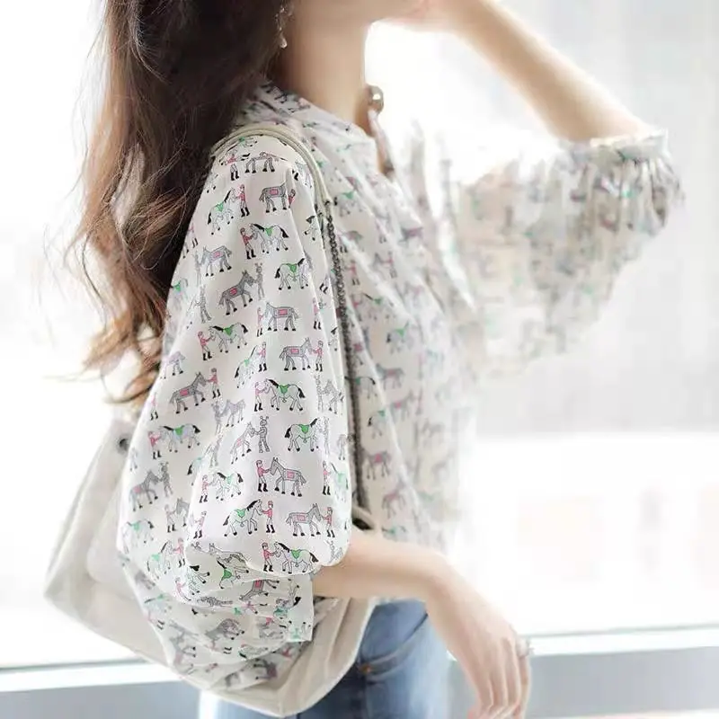 Summer Half Sleeve Female Tops - Women Formal Wear M&S ulasan dan harga