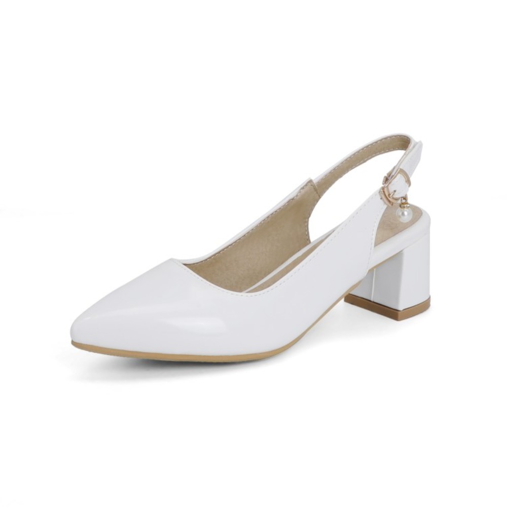 Patent Leather Slingback Pumps - Slingback Heel Formal ulasan dan harga