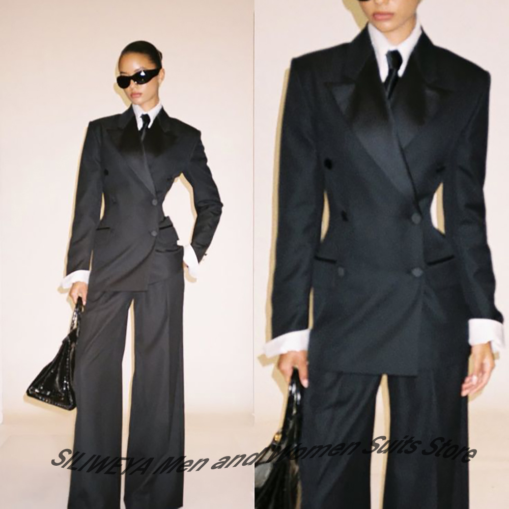 Professional Women's Black Dou - Women'S Office Formal Wear For Ladies ulasan dan harga