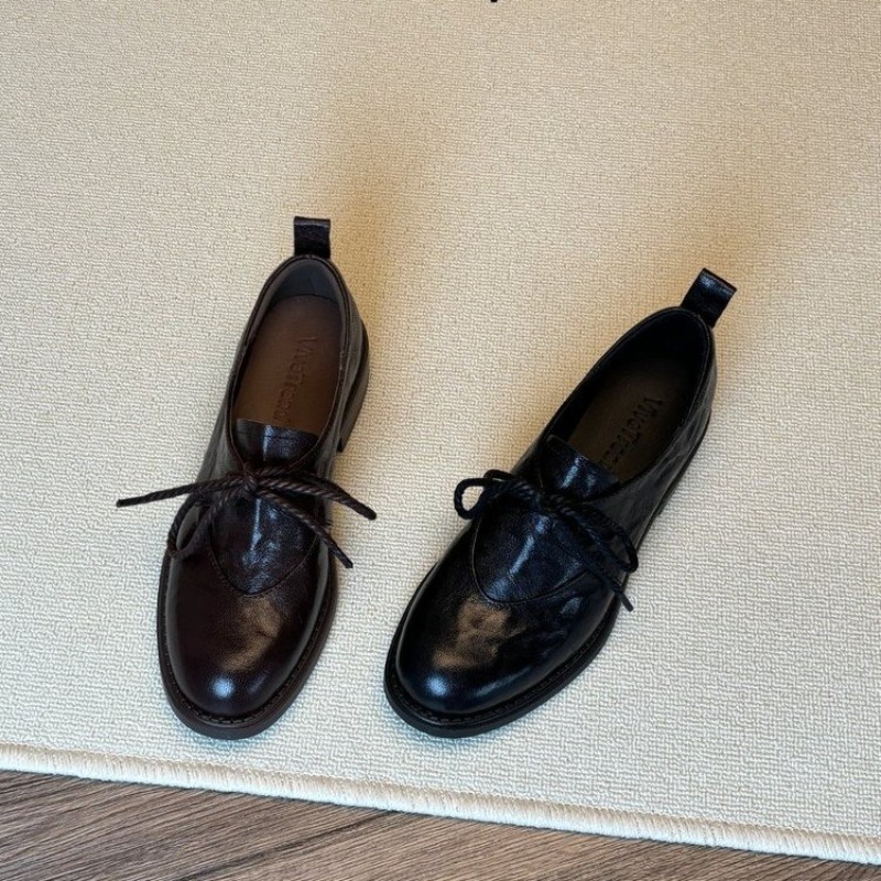 French Vintage Simple Lace-up  - Kitten Heel Women ulasan dan harga