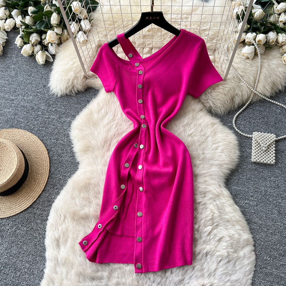 Dress Women Mid Length Dresses - Wrap Dress Work ulasan dan harga
