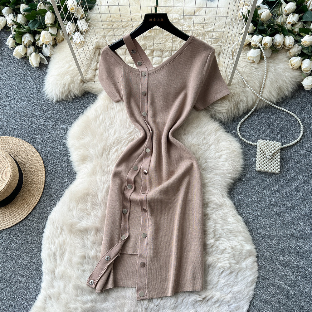 Dress Women Mid Length Dresses - Wrap Dress Work ulasan dan harga