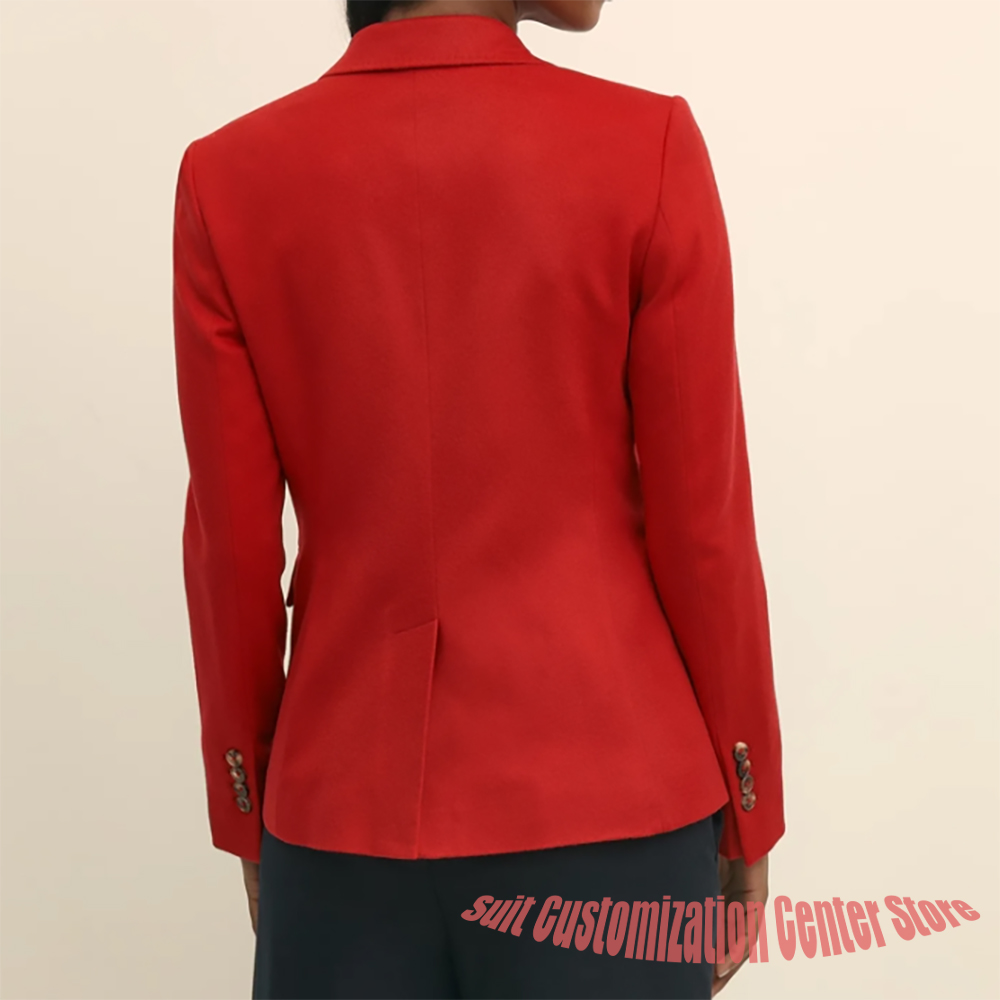 Women's Navy Woolen Clothes Si - Women'S Office Formal Wear For Ladies ulasan dan harga