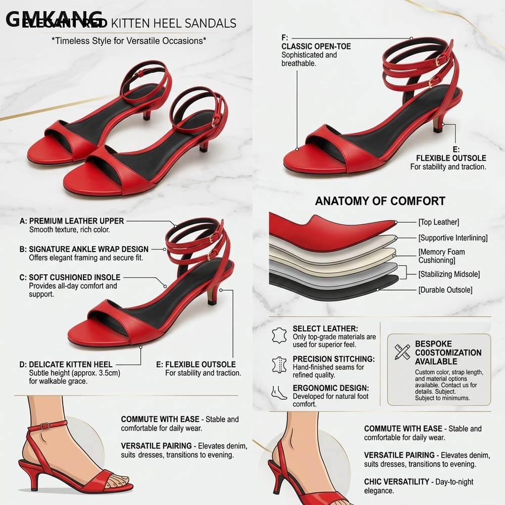 GMKANG Women's Kitten Heel San - Kitten Heel Women ulasan dan harga