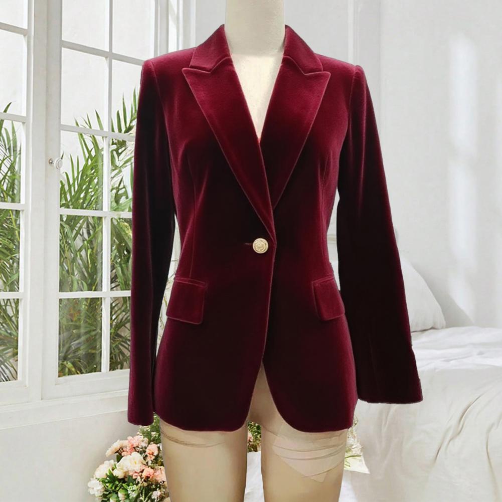 Velvet Large Size Women Prom P - Women'S Office Formal Wear For Ladies ulasan dan harga