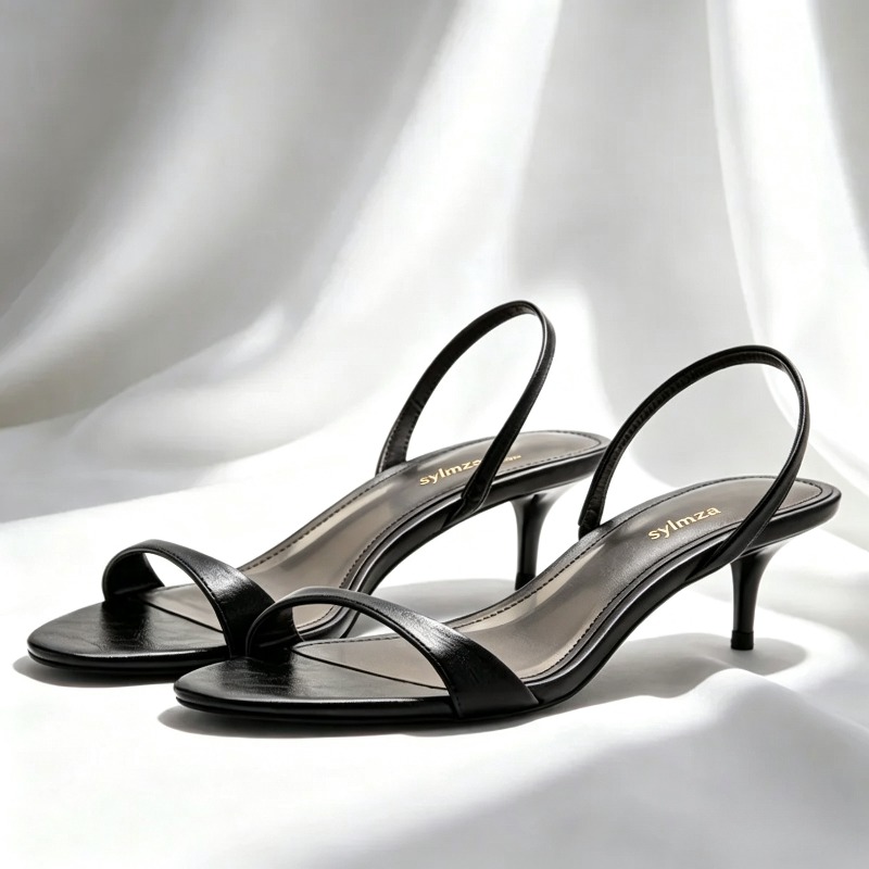 2026 Summer Sexy Open Toe High - Kitten Heel Women ulasan dan harga