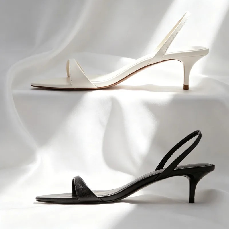2026 Summer Sexy Open Toe High - Kitten Heel Women ulasan dan harga
