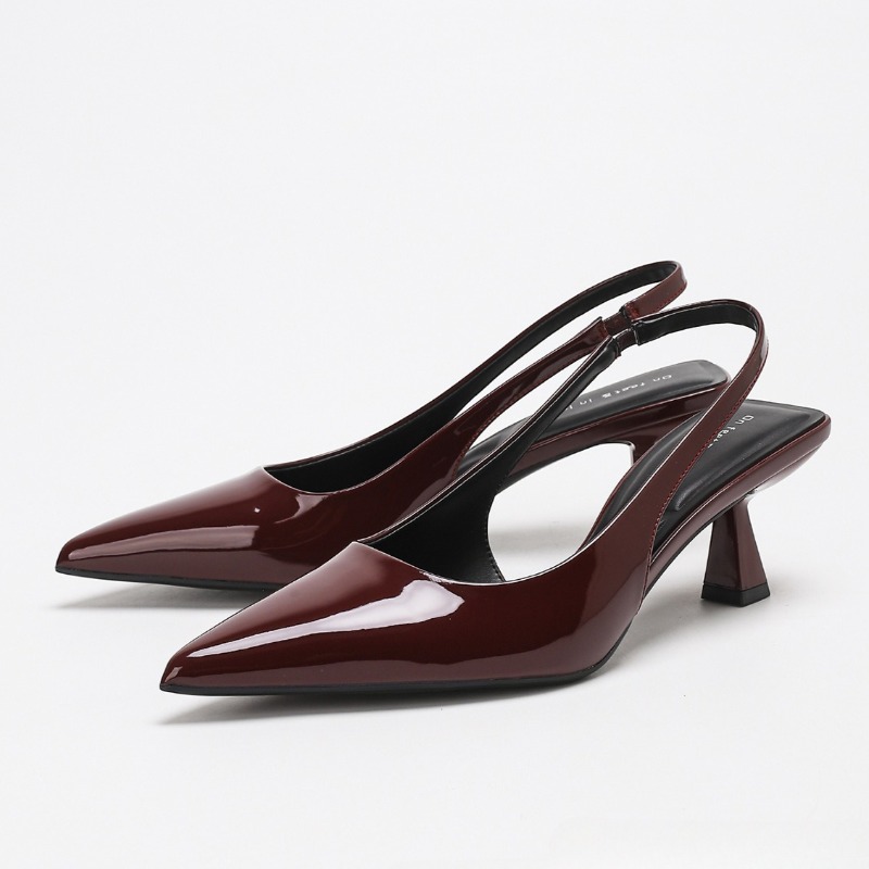 Elegant Backless High Heels Wo - Slingback Heel Formal ulasan dan harga