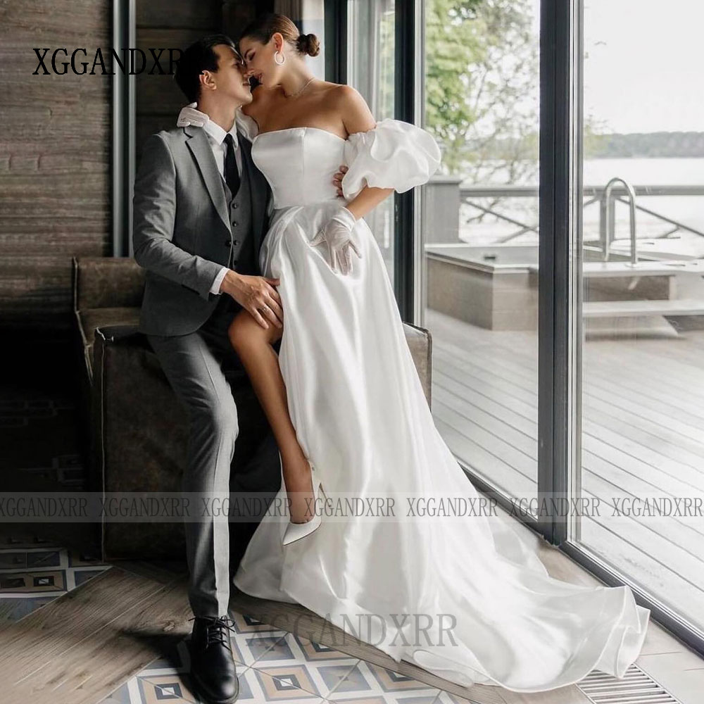 Customized A Line Wedding Dres - Formal Gala Wear Women ulasan dan harga