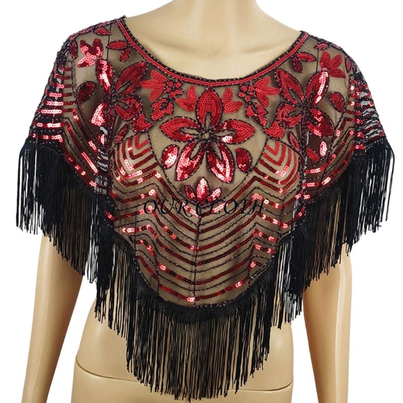 Fashionable Sequined Shawl wit - Women Formal Event Wear ulasan dan harga