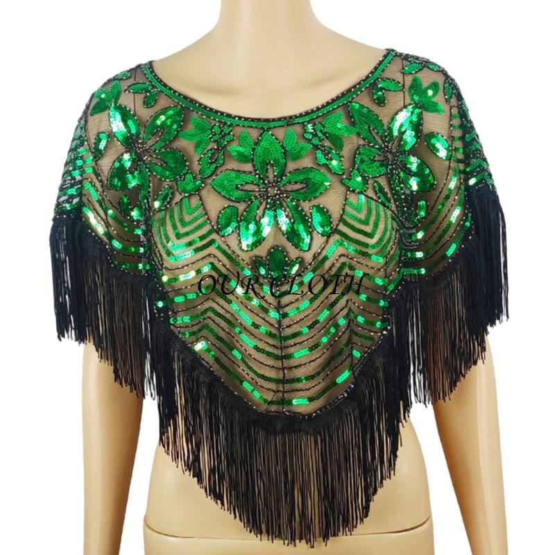 Fashionable Sequined Shawl wit - Women Formal Event Wear ulasan dan harga