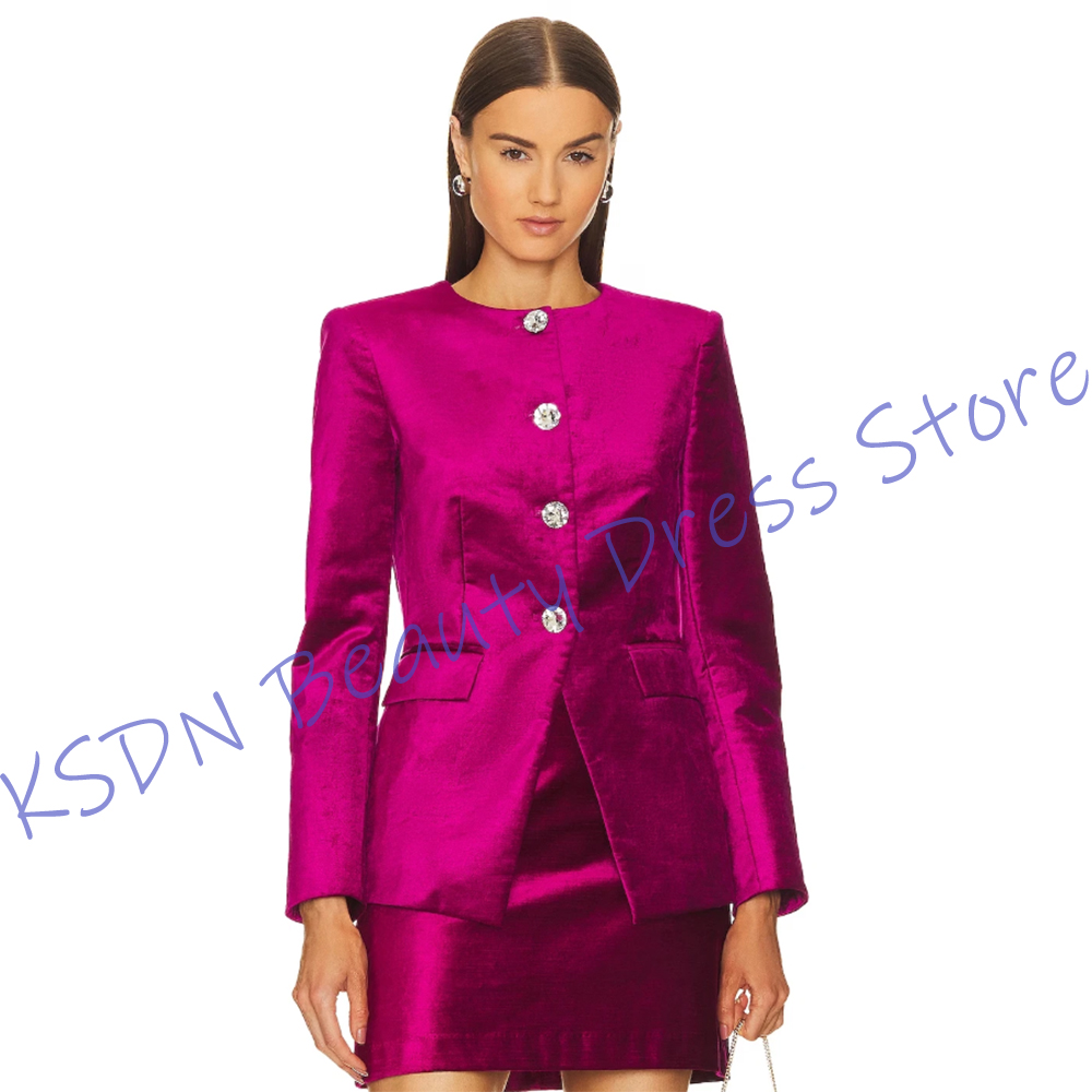 Chic Women's Single-Breasted S - Women Formal Wear With Skirt ulasan dan harga