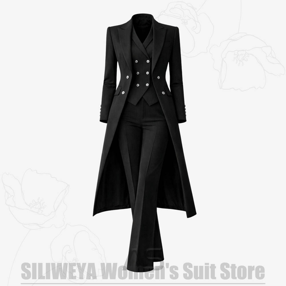 Women's Suit 3 Piece Double Br - Women'S Office Formal Wear For Ladies ulasan dan harga