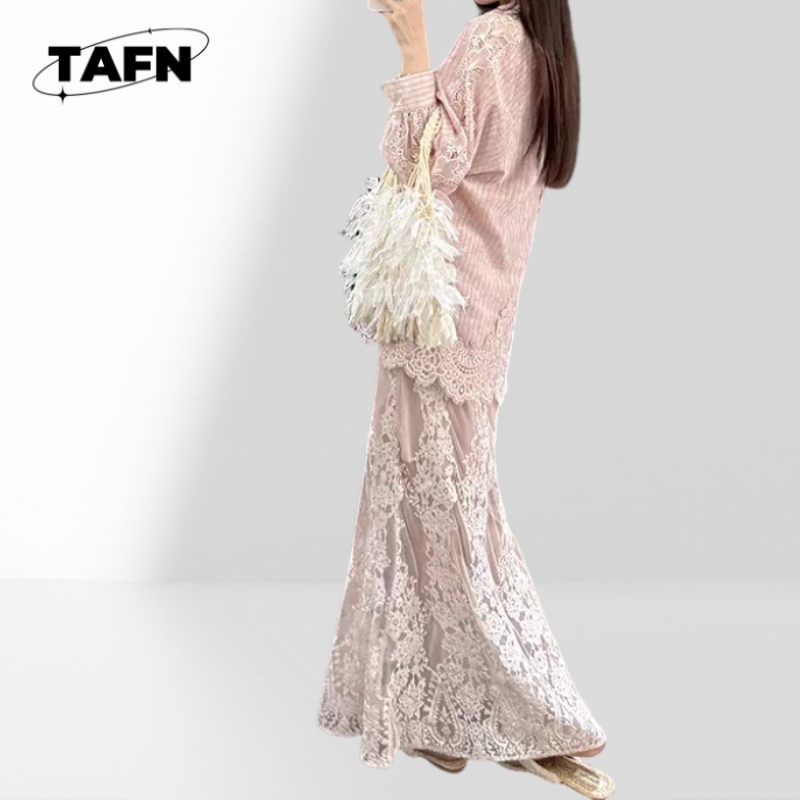 Ladies Fashion Skirt Soft Fabr - Women Formal Wear With Skirt ulasan dan harga