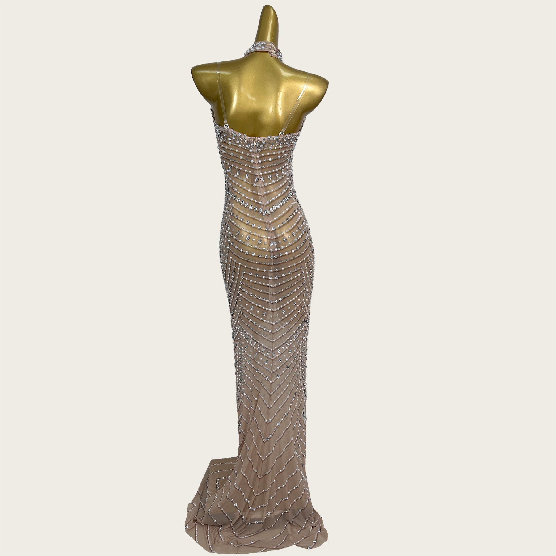 Sparkly Rhinestone Mermaid Eve - Formal Gala Wear Women ulasan dan harga