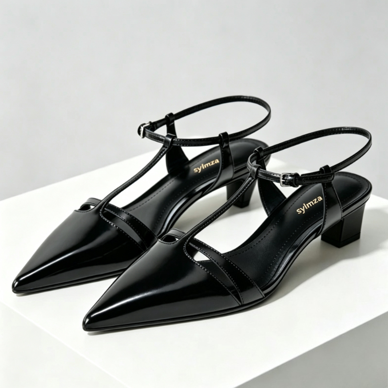 Patent Leather Kitten Heel Wom - Kitten Heel Women ulasan dan harga