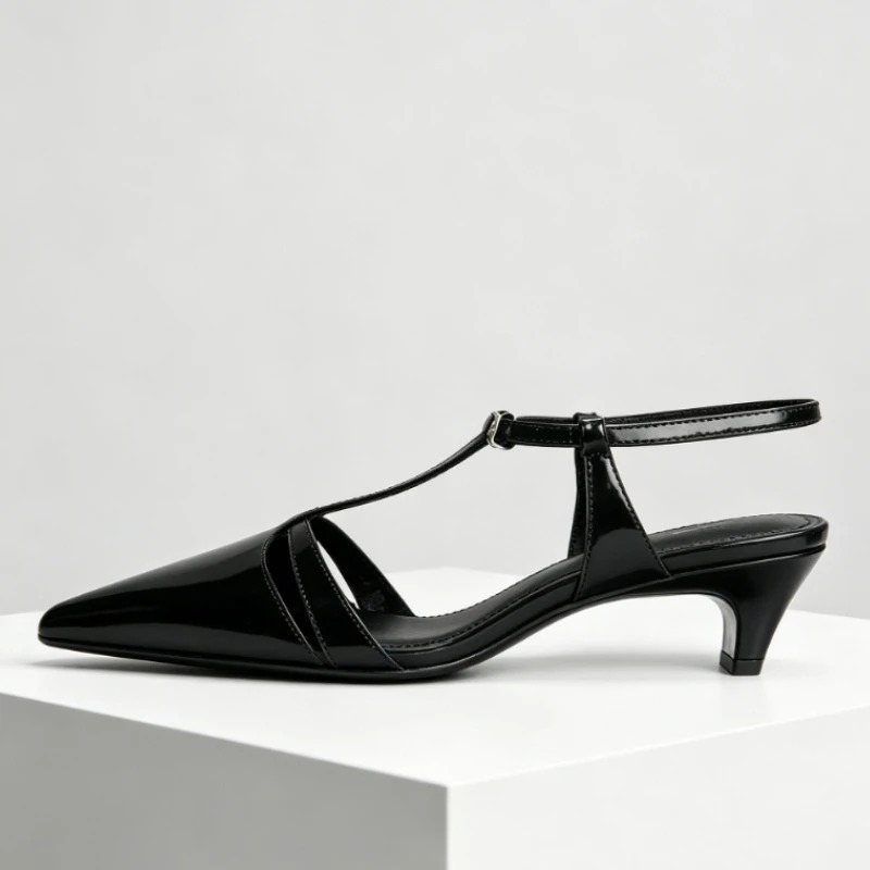 Patent Leather Kitten Heel Wom - Kitten Heel Women ulasan dan harga