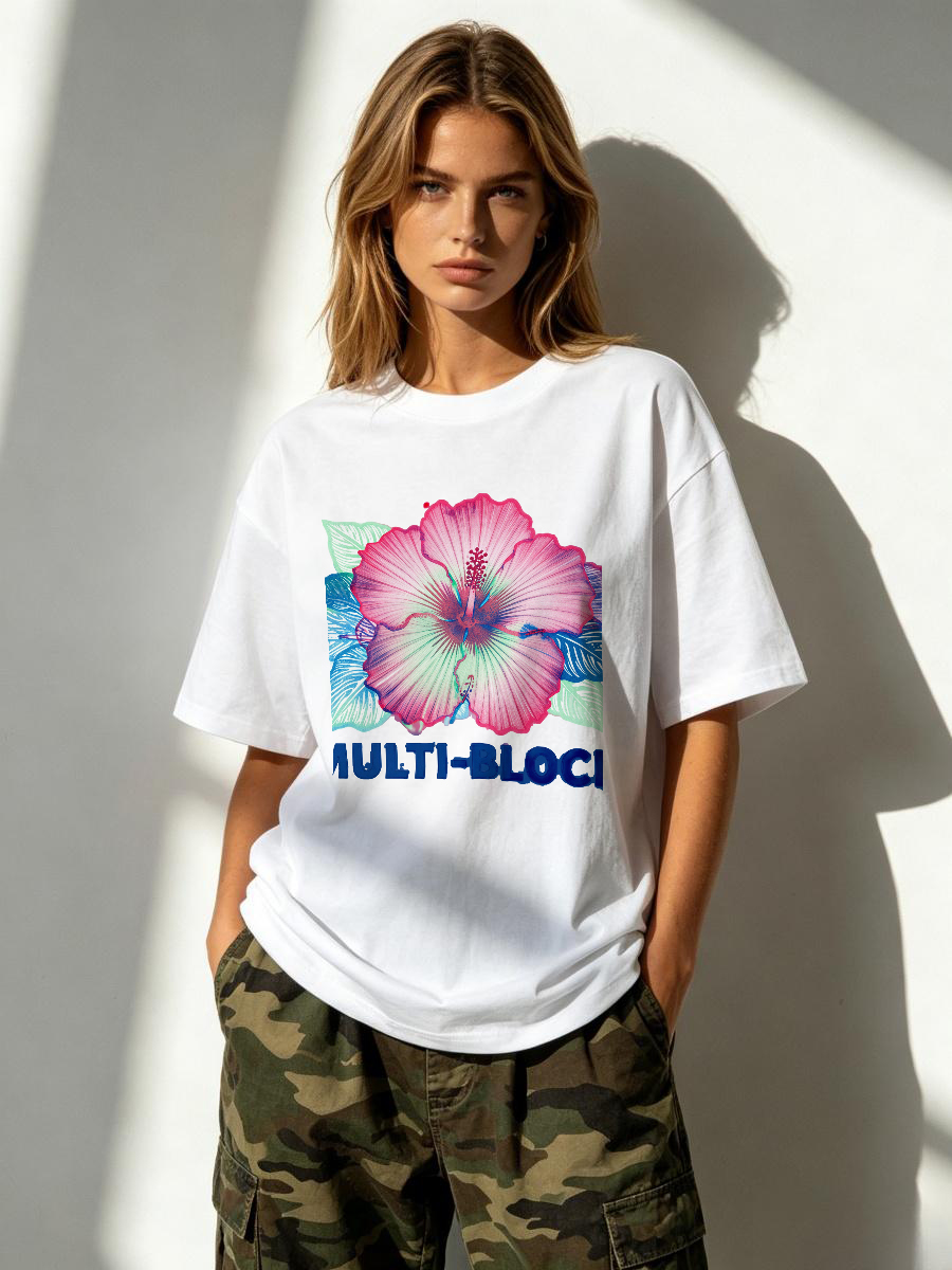 T Shirts Woman Block Print Han - Women'S Formal Traditional Wear ulasan dan harga