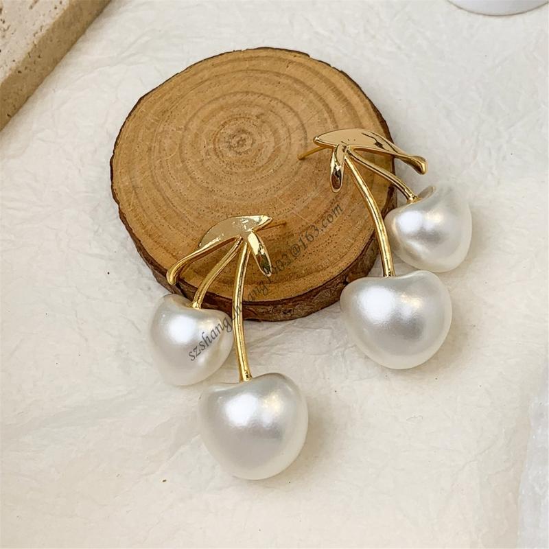 Cherries Blossom Pearls Ear Je - Women Formal Event Wear ulasan dan harga