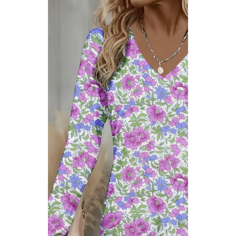 Women Elegant V Neck Long Slee - Women'S Formal Wear For Wedding Guest ulasan dan harga