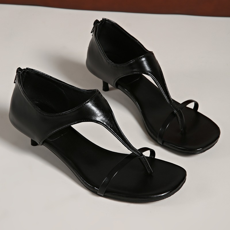 Minimalist T-Strap Kitten Heel - Kitten Heel Women ulasan dan harga