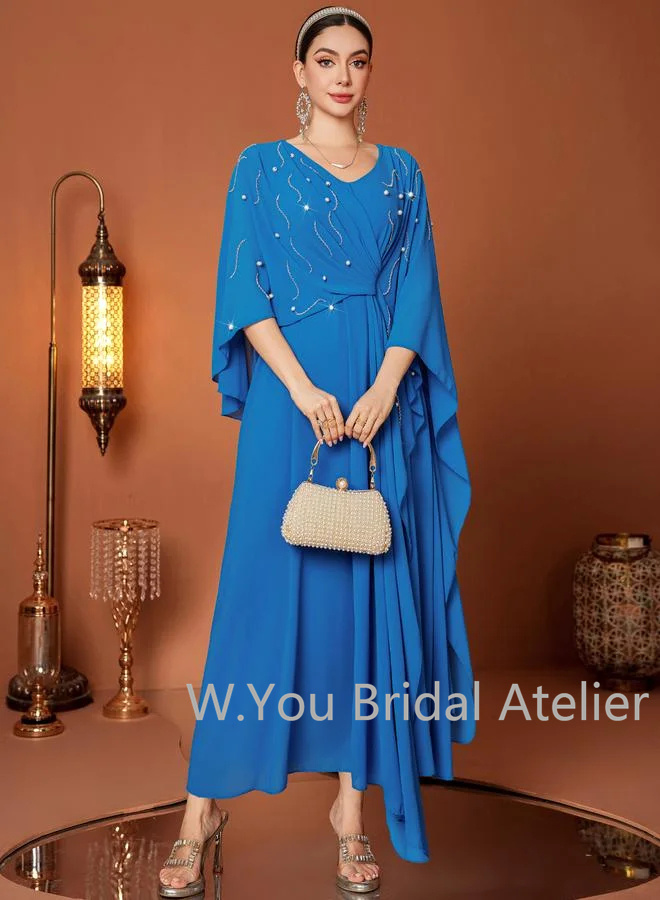 Luxurious Evening Dresses V-ne - Women'S Formal Wear For Wedding Guest ulasan dan harga